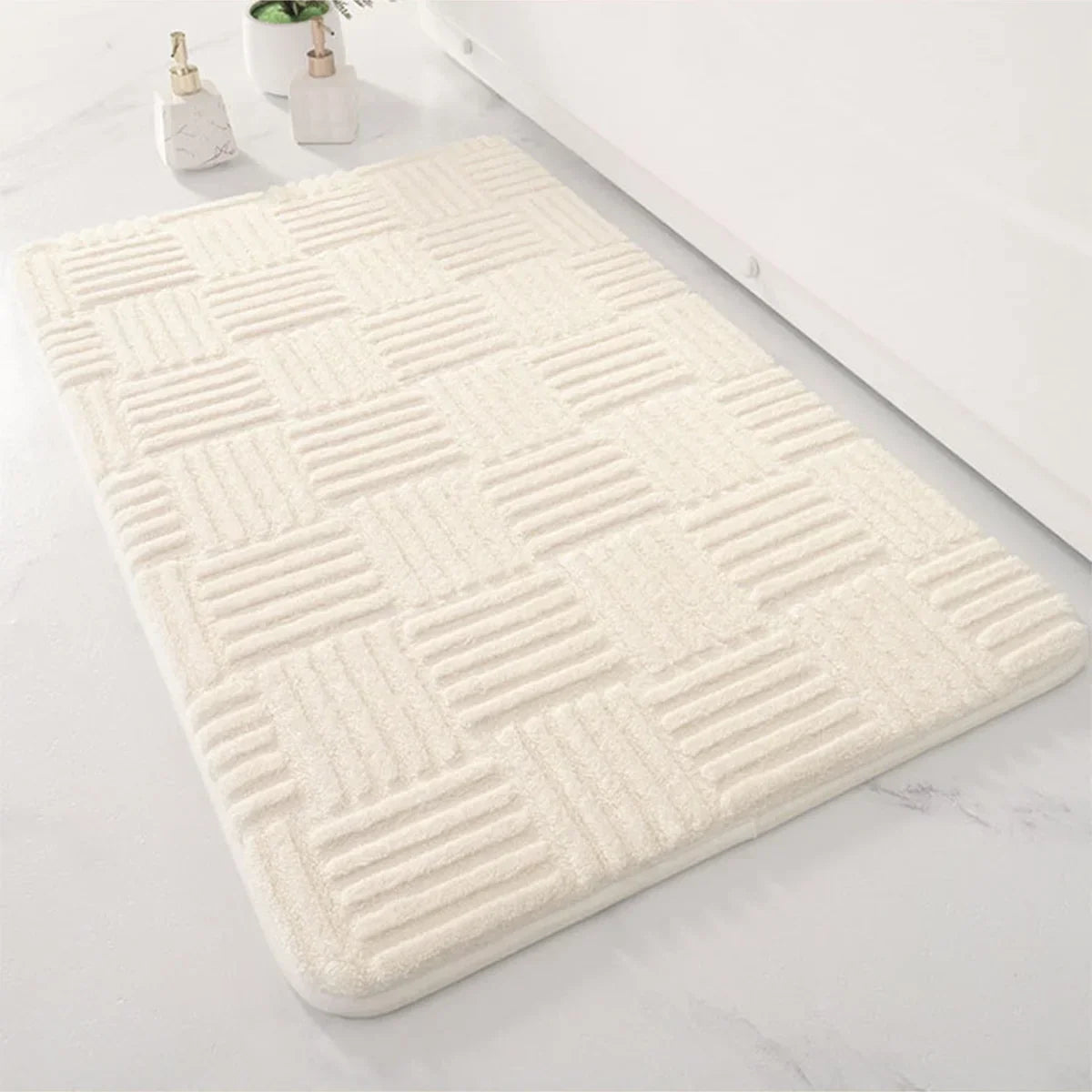 Thick Absorbent Bathroom Floor Mat
