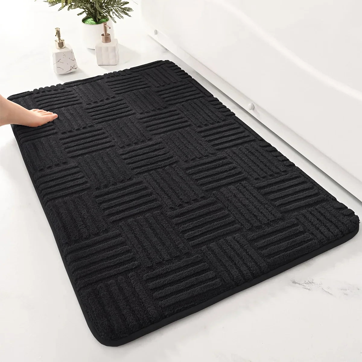 Thick Absorbent Bathroom Floor Mat