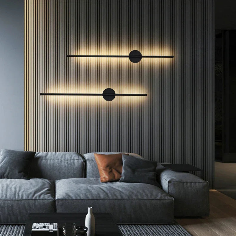 Minimalist LED Wall Lamp – Modern Strip Lighting Fixture for Bedroom & Living Room