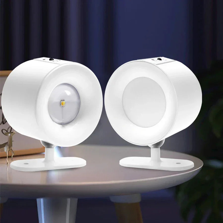 LED Magnetic Wall Lamp – Rotatable Up & Down Night Light for Bedroom and Living Room