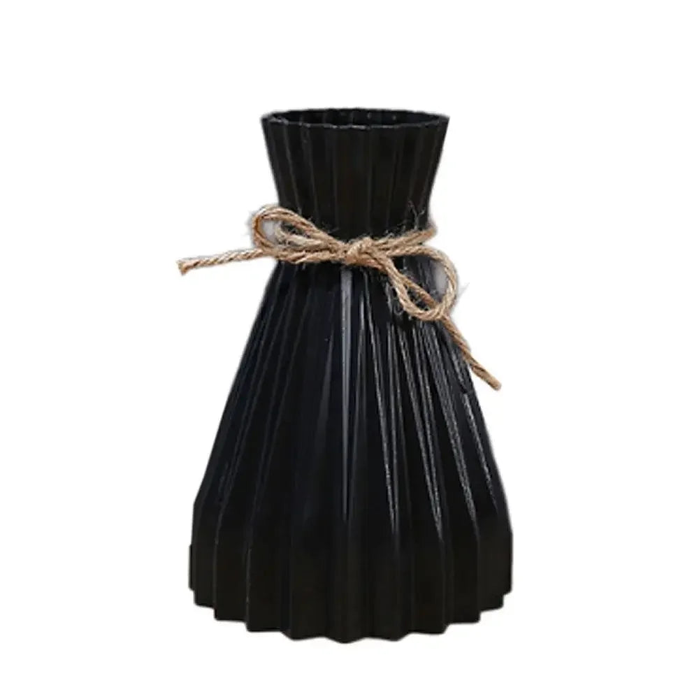 Creative Origami Vase – Modern Folding Plastic Flower Vase for Dry Arrangements