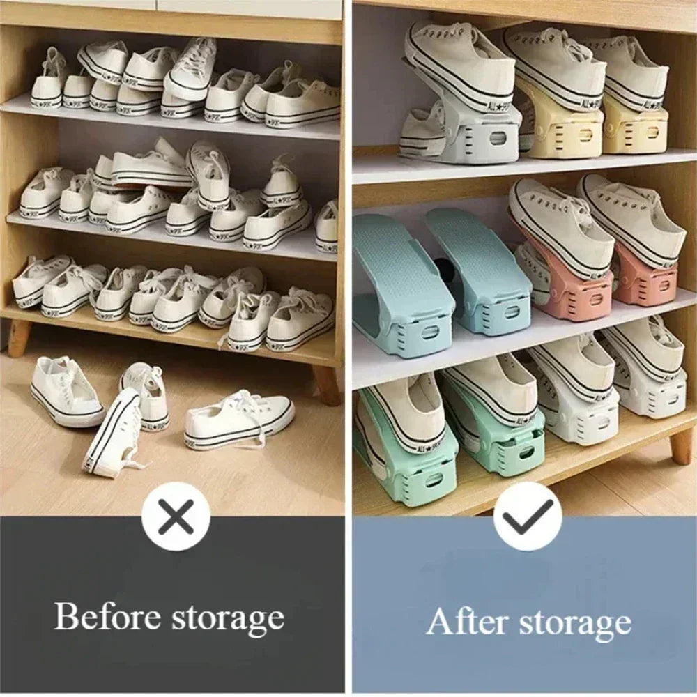 [Buy 10 Get 20] Adjustable Shoe Stacker Organizer