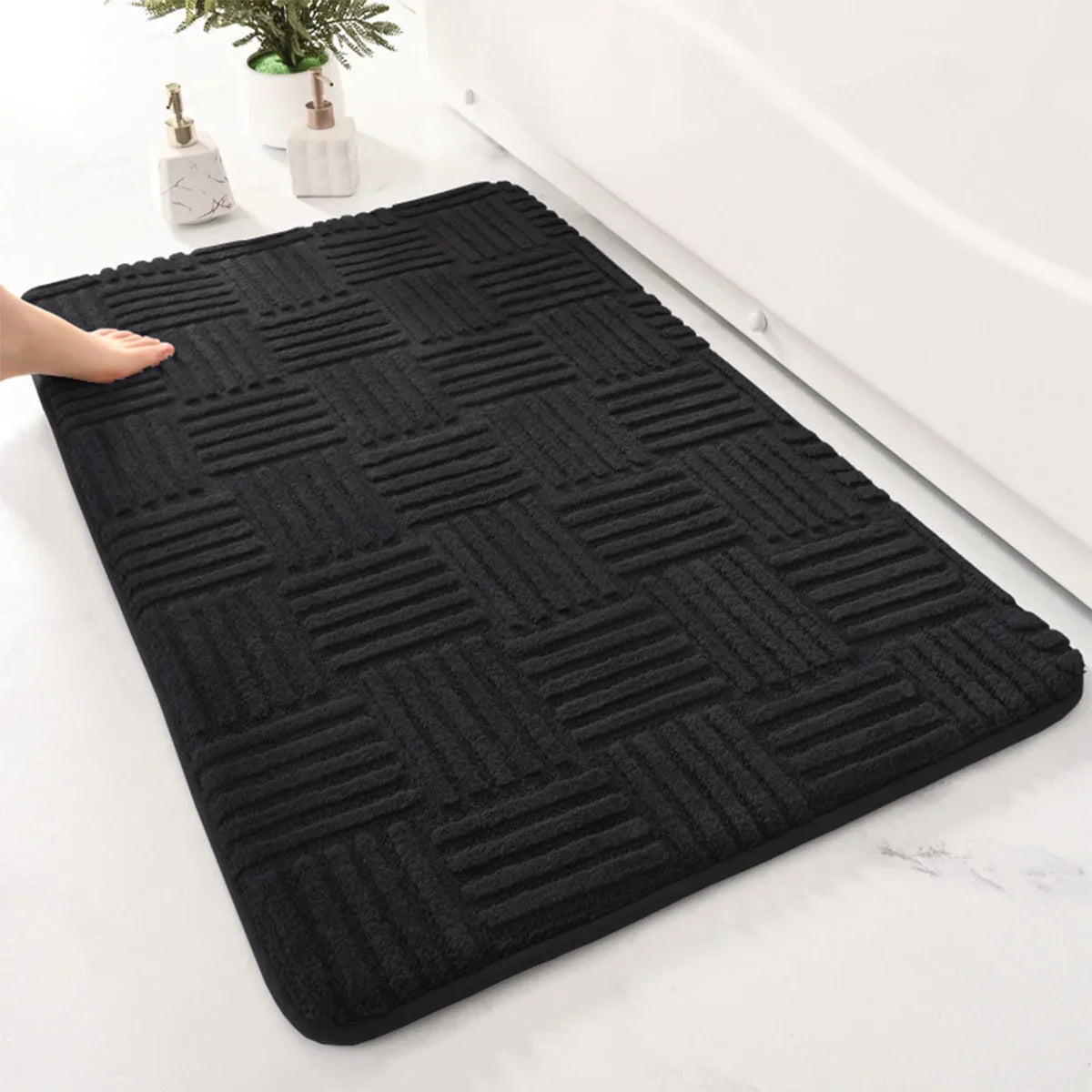 Thick Absorbent Bathroom Floor Mat