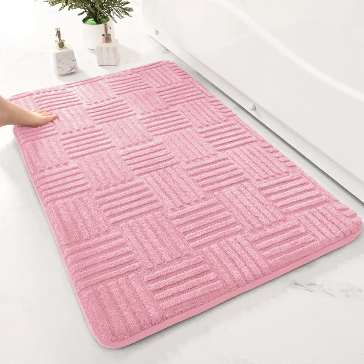 Thick Absorbent Bathroom Floor Mat